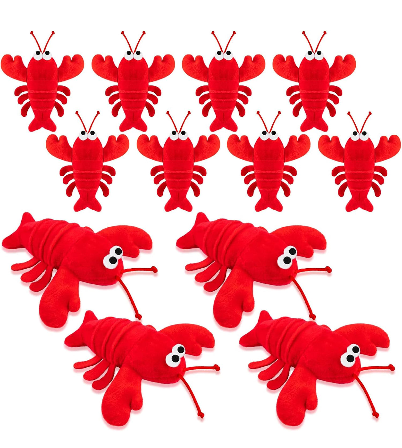 Plush Crawfish Novelty Keychain