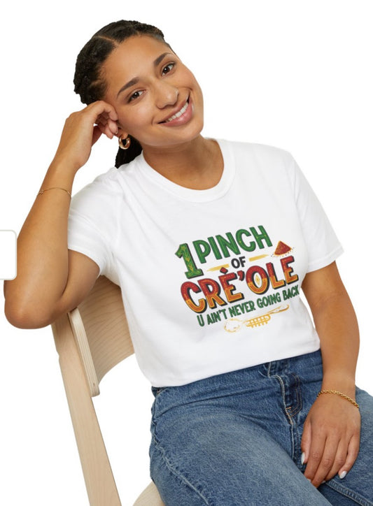 1 Pinch of Creole Tshirt White